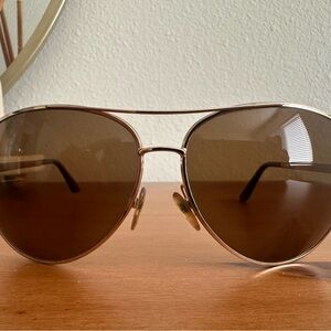 Tom Ford Gold Aviator Sunglasses
